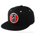 5 paneles Bordado 3D Hip Hop Snapback sombreros